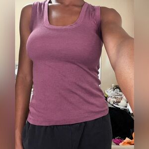 Women's Purple Sleeveless Top